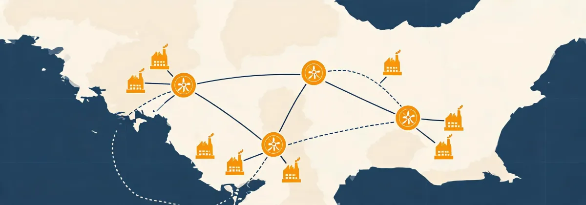Generac Generator project support office map illustration