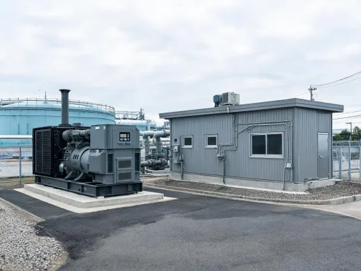 Water treatment backup power facility