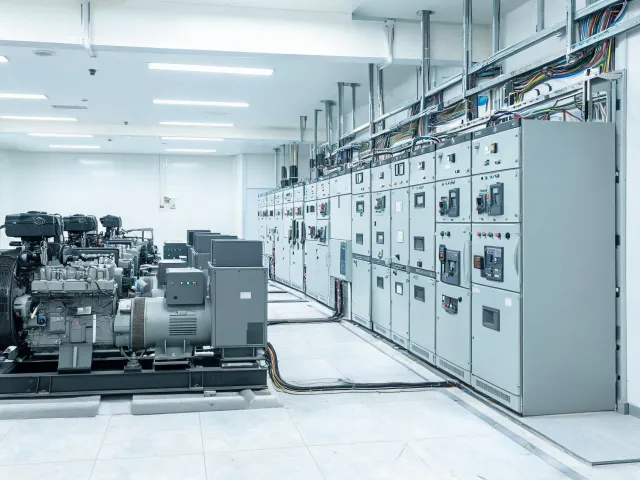 Healthcare emergency power plant