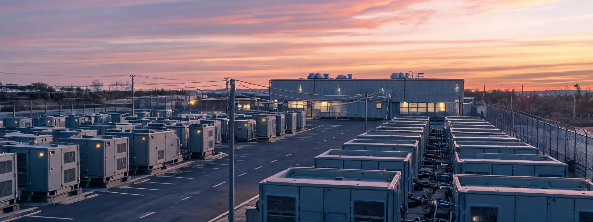 Critical facility generator yard